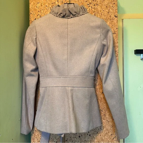 Women's Ruffled Front Blazer/Jacket - Picture 2 of 2